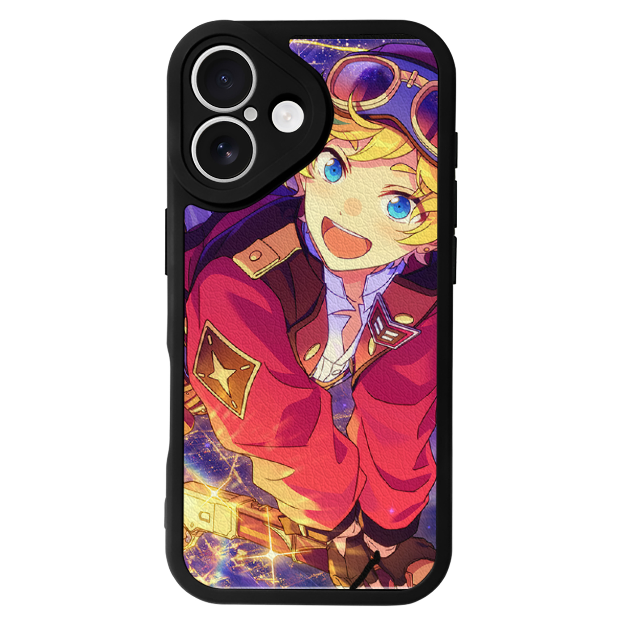 （画像用） あんさんぶるスターズ! Ensemble Stars 【iPhone 16シリーズ対応】シリコンスマホケース（レザー調） 材質：シリコン